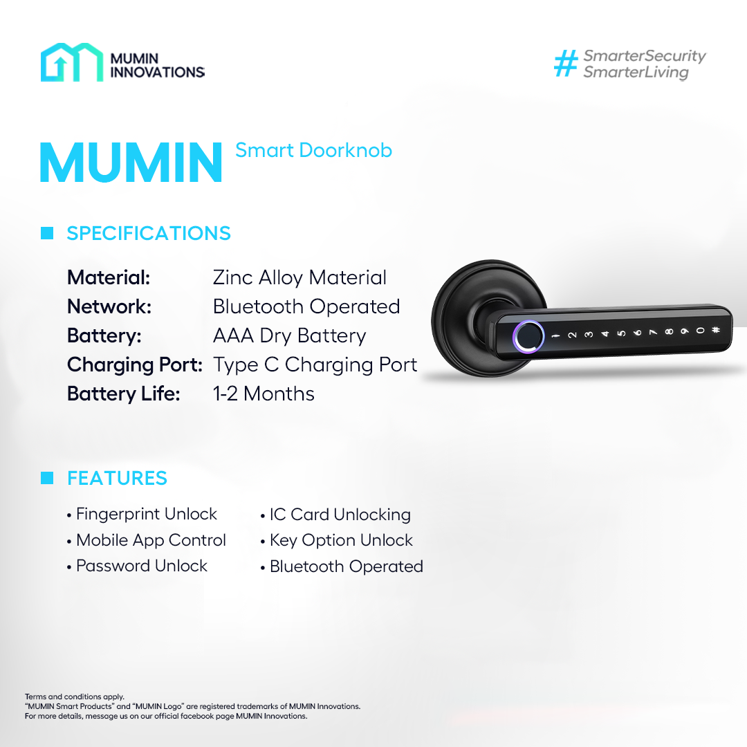 MUMIN Smart Doorknob
