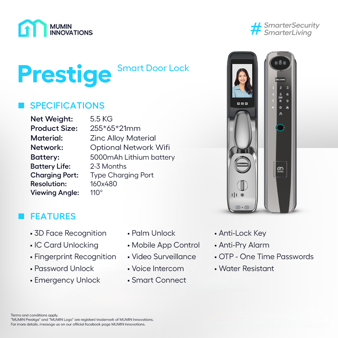 Prestige Smart Door Lock