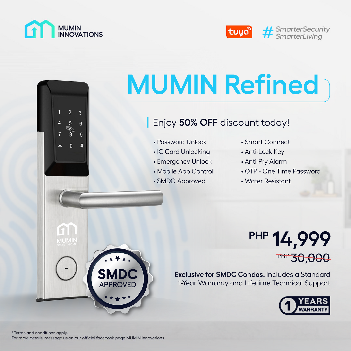 MUMIN Refined Smart Door Lock