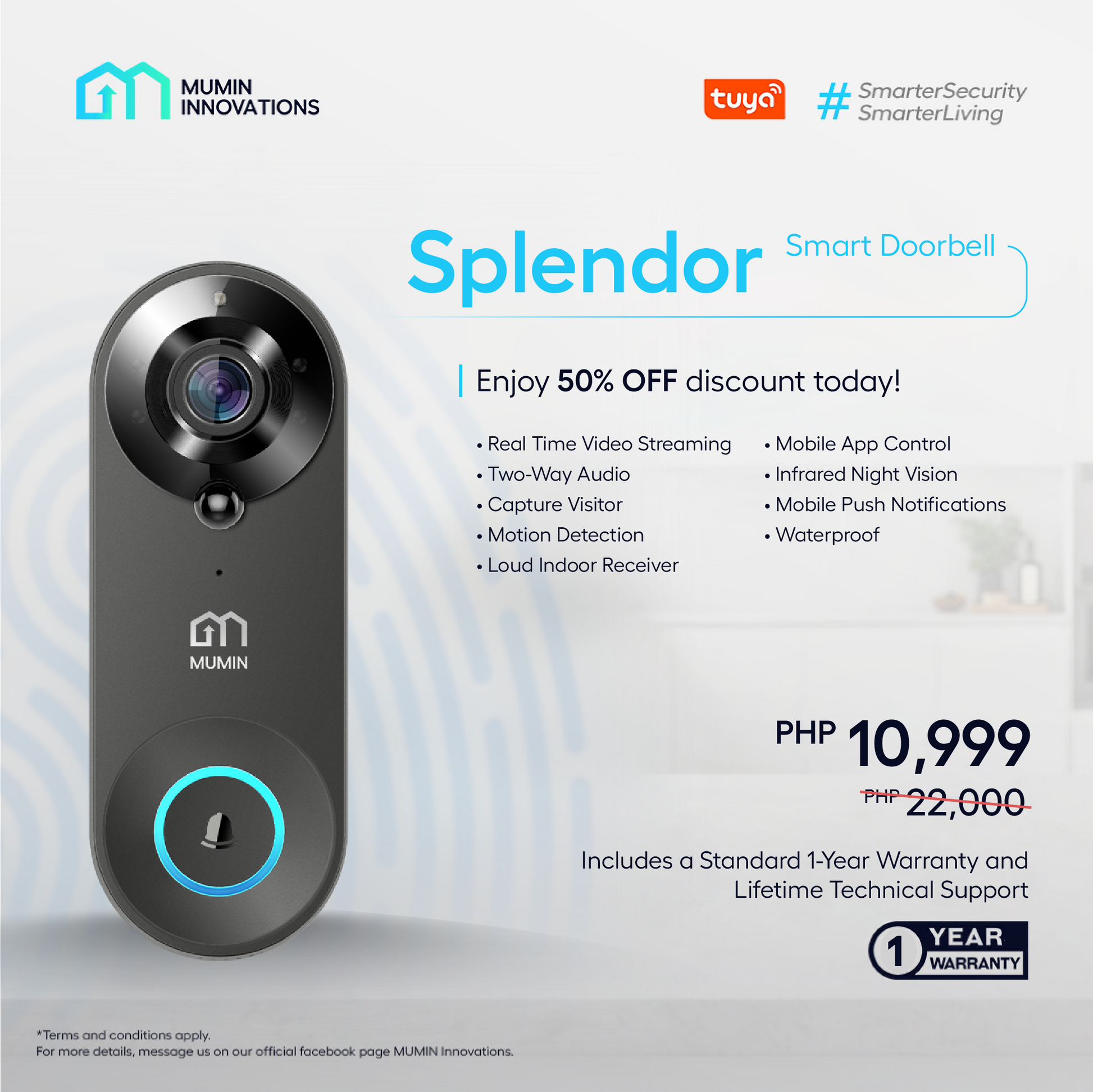 Splendor Smart Doorbell – Mumin Innovations